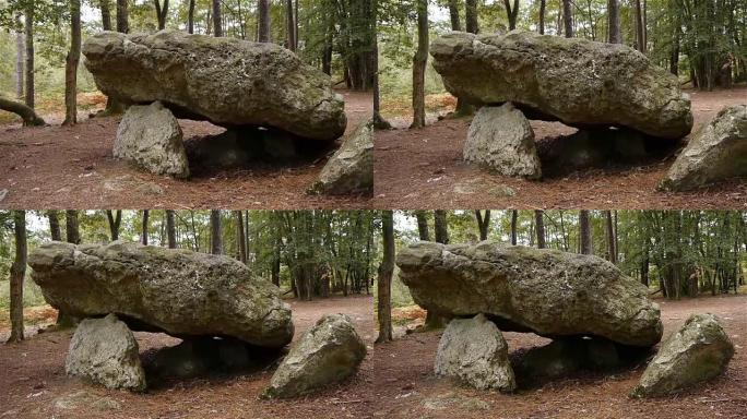 Dolmen Pierre Procureuse，诺曼底巨石，潘