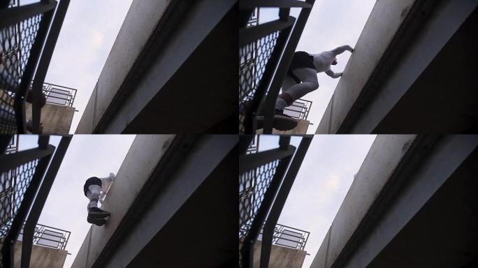 运动员展示自己的技能