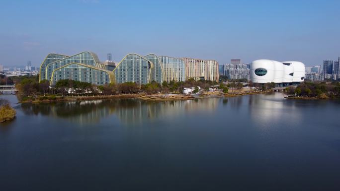 杭州 白马湖公园 动漫博物馆   白马湖