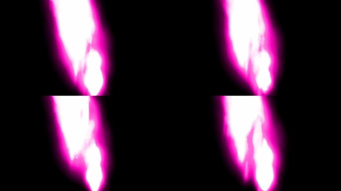 抽象火4k视频背景循环-紫色、粉色