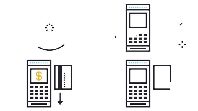 信用卡支付图标动画