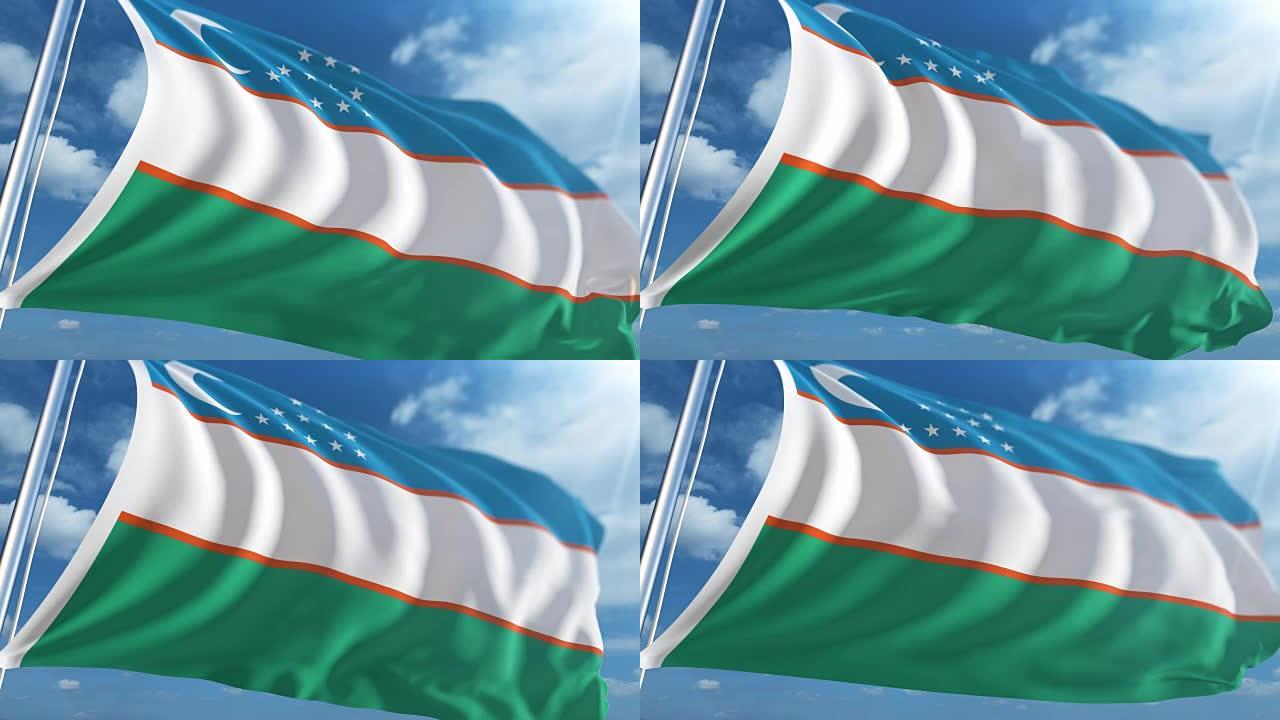 乌兹别克斯坦国旗|可循环