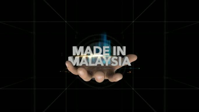 Hand揭示全息图-马来西亚制造