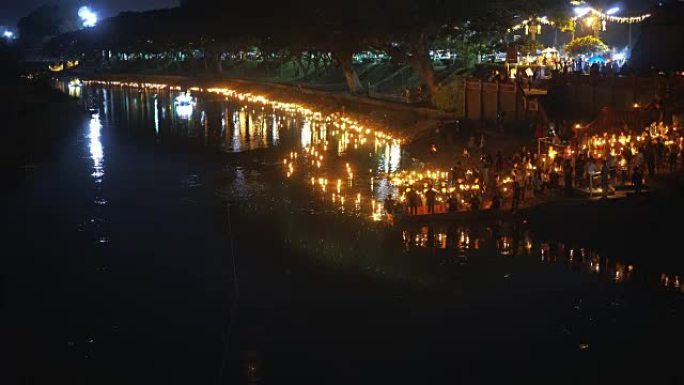 以椰子壳为主题的Krathong节是泰国最受欢迎的节日之一
