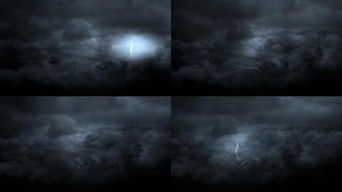 闪电风暴背景
