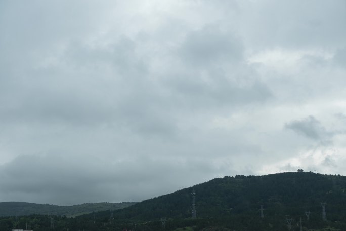 雷雨天空大范围云层延时6K