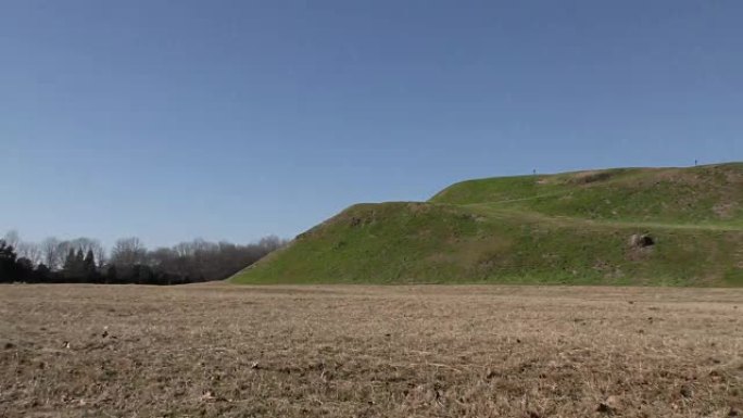 佐治亚州，埃托瓦美洲原住民州立公园，横跨三个埃托瓦土墩