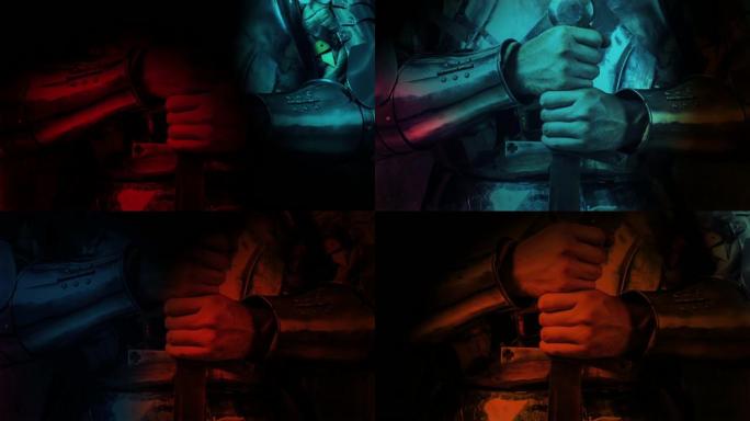 穿着盔甲的骑士