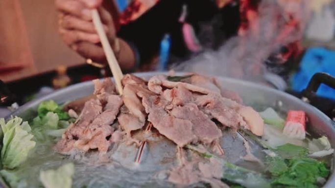 ThaiBBQ，韩国烧烤生猪肉片烧烤
