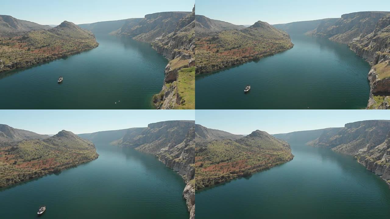 幼发拉底河，Halfeti，加济安泰普，土耳其