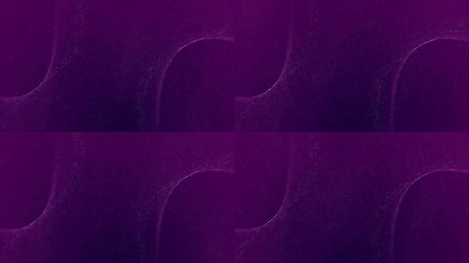 紫色抽象曲线背景无缝循环