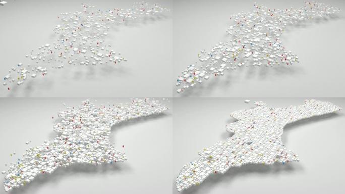 巴伦西亚自治区地图-西班牙