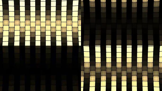 灯闪烁墙立方体灯泡图案静态对角线舞台背景vj循环