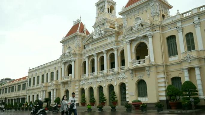 胡志明市市政厅，法国殖民风格