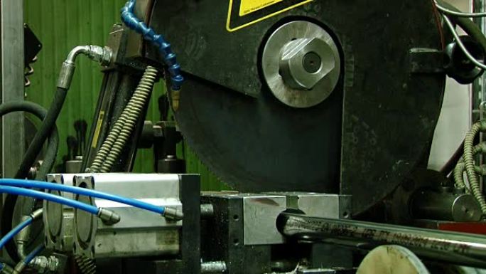 工厂钢管轧钢机的金属加工。