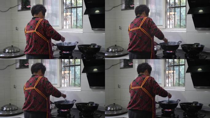 妈妈做饭 包饺子 鲅鱼饺子 农妇做饭