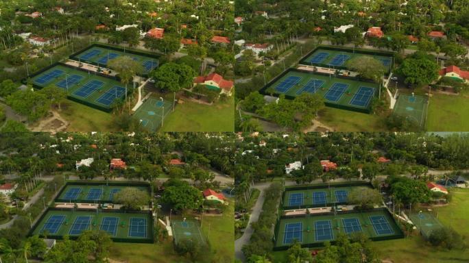 空中视频社区网球场