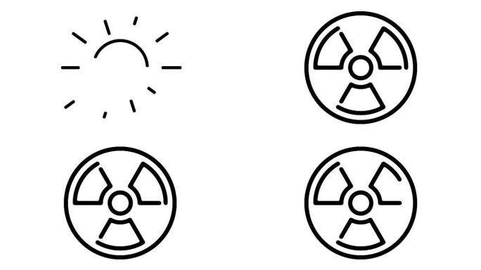 放射性线运动图形
