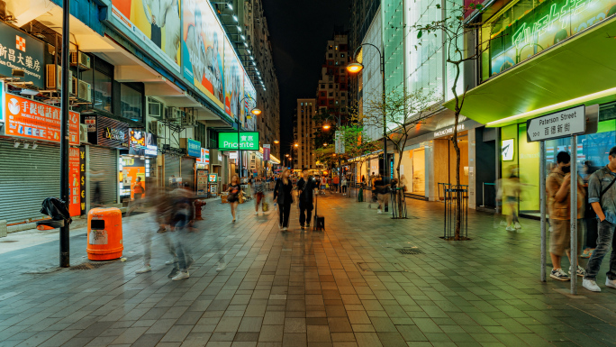 香港铜锣湾百德新街