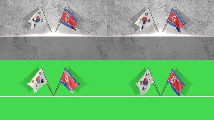 韩国和朝鲜的国旗