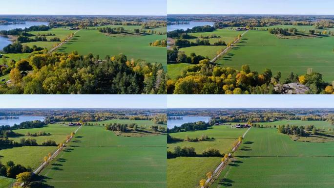 瑞典秋日丰富多彩的自然景观