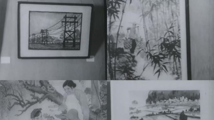 60年代农村题材 美术作品 绘画展览