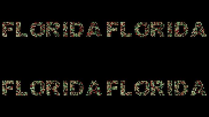 Florida led text