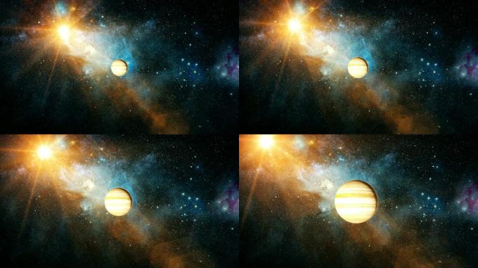来自深空的现实美丽行星木星