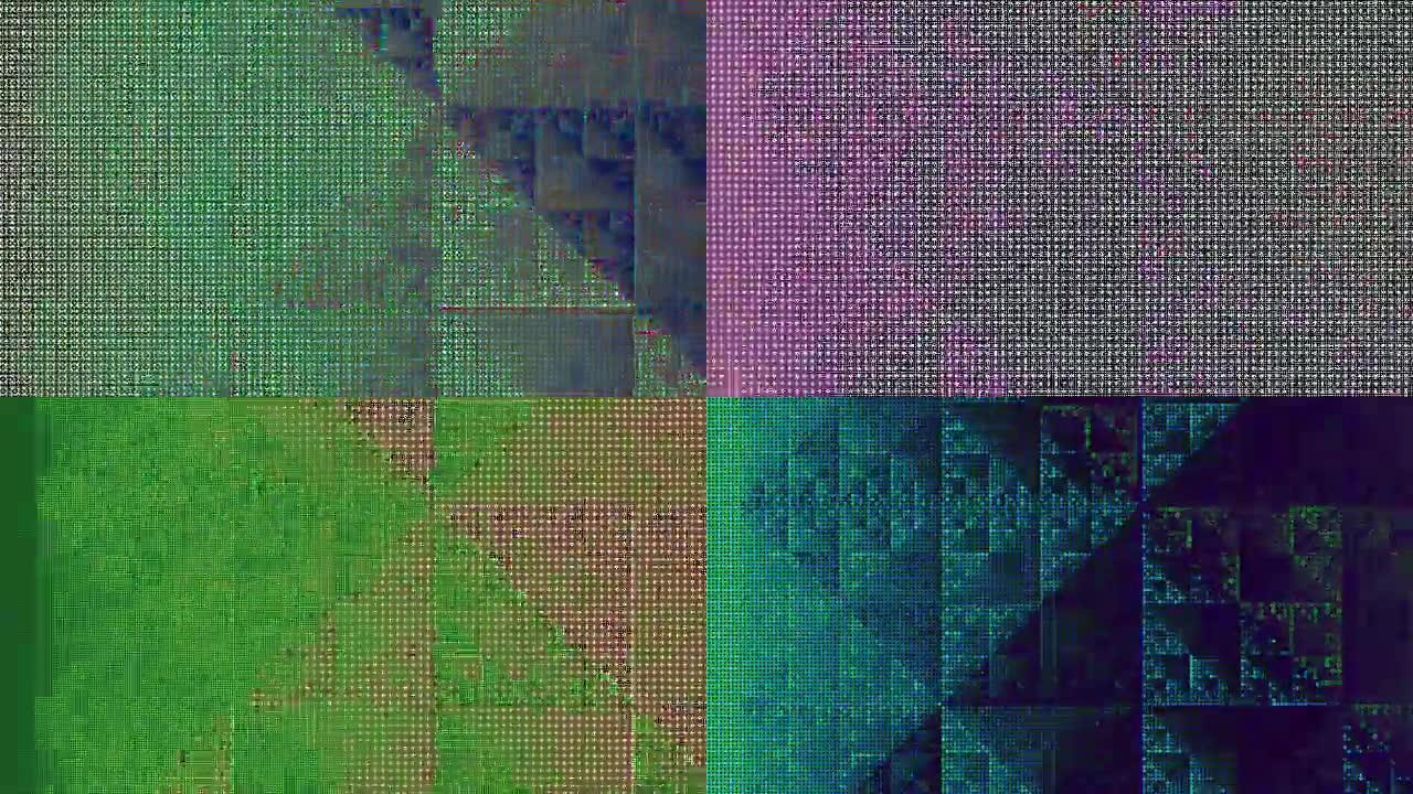 移动抽象几何图案。