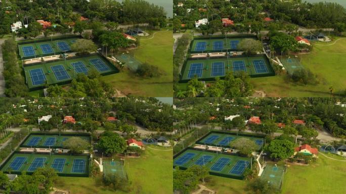 空中视频社区网球场