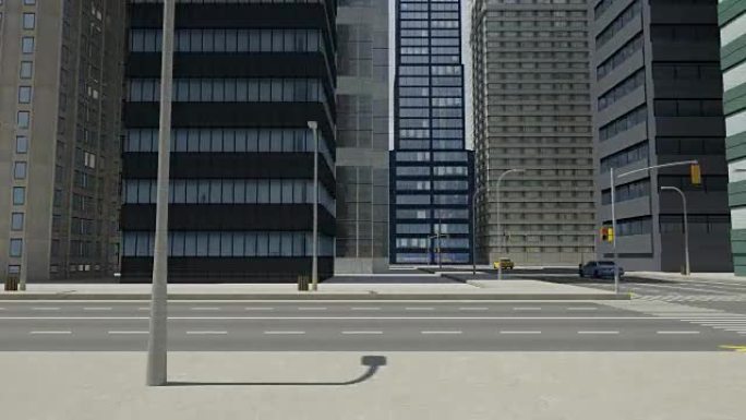 3D街头飞行动画