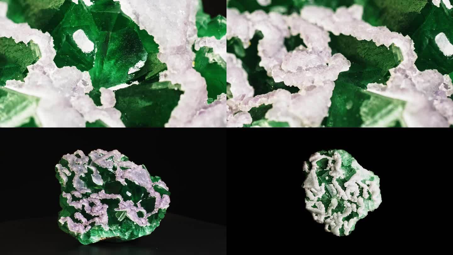 绿萤石结晶体