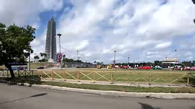 菲德尔·卡斯特罗古巴革命广场哈瓦那古巴雕塑，革命广场，菲德尔·卡斯特罗革命广场，内政部大楼