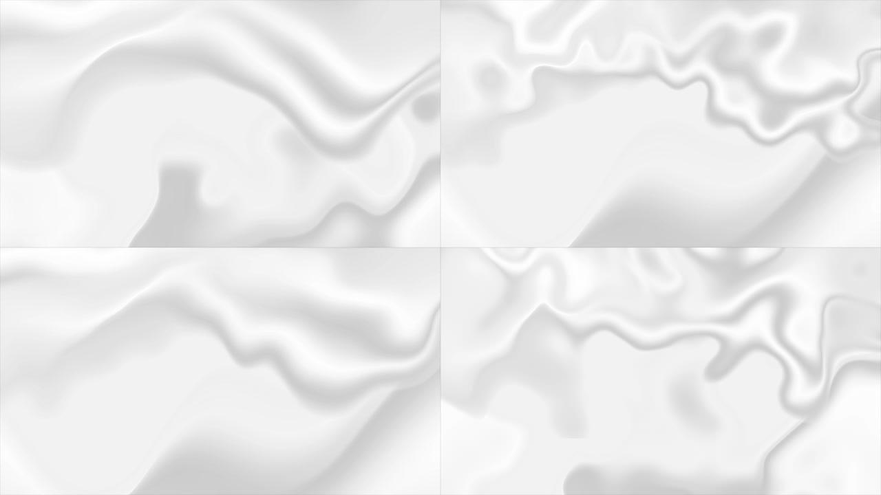 灰色抽象平滑液体波视频动画