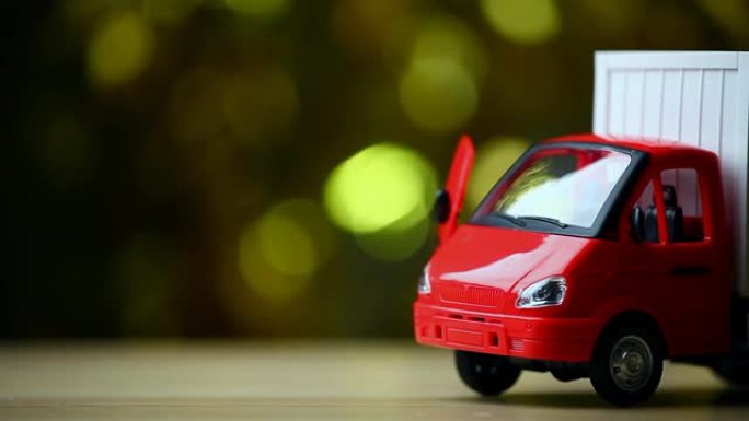 玩具车木桌黄金bokeh高清镜头