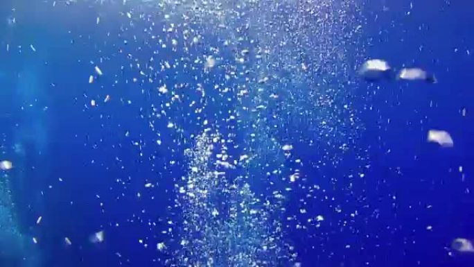Air Bubbles in the Blue Water
