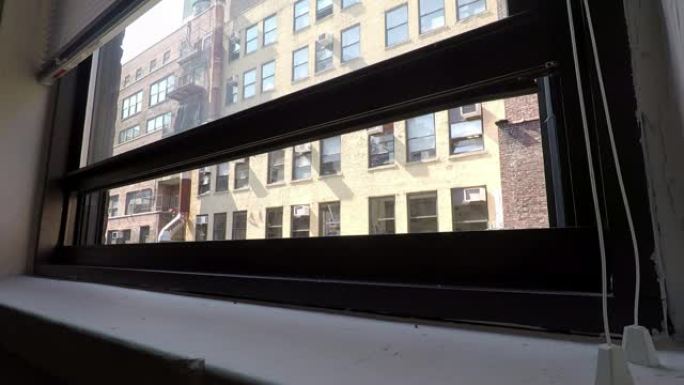 纽约办公室窗口外的景色