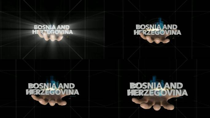 Hand揭示全息图-波斯尼亚和黑塞哥维那