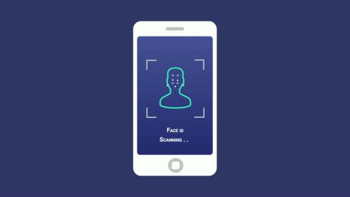 人脸识别与识别.人脸扫描动画