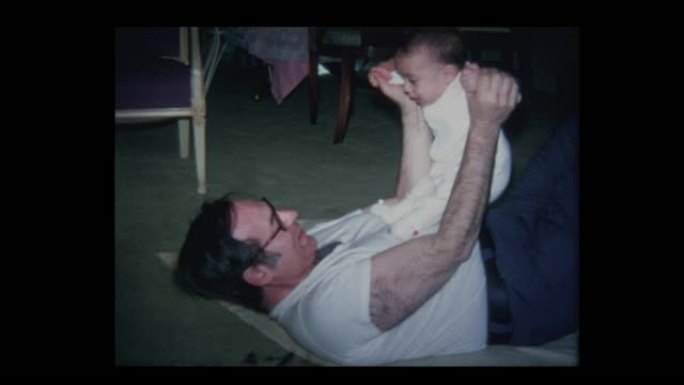 1971祖父和孙子玩
