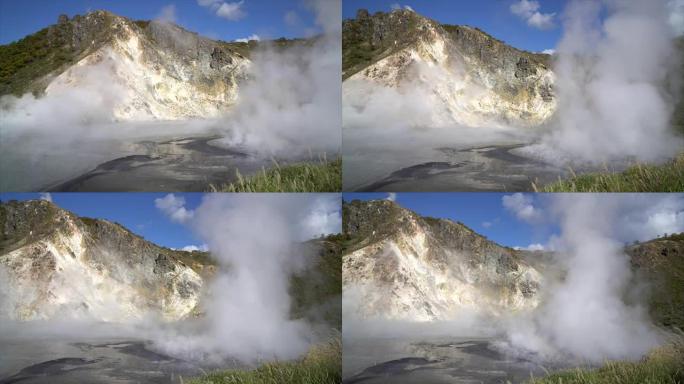 日本北海道著名登别温泉