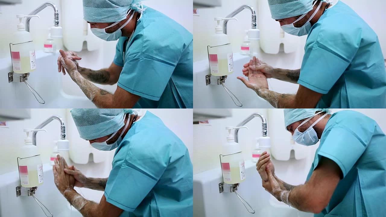 外科医生术前洗手