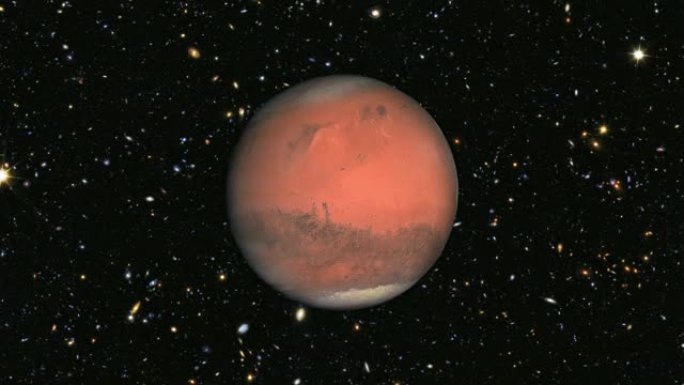 行星火星与恒星和星系