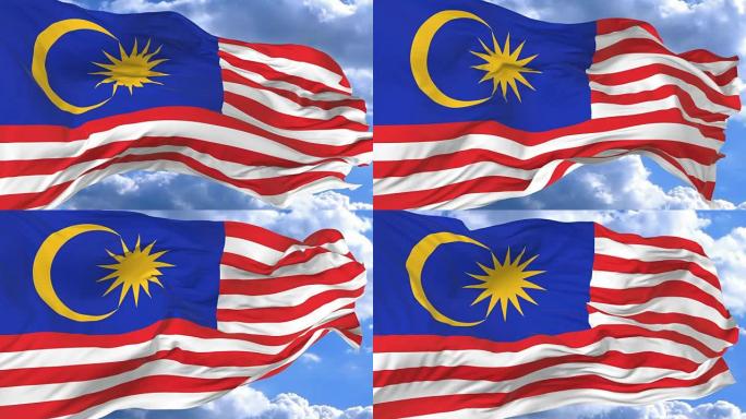 挥舞旗帜赢得马来西亚的蓝天