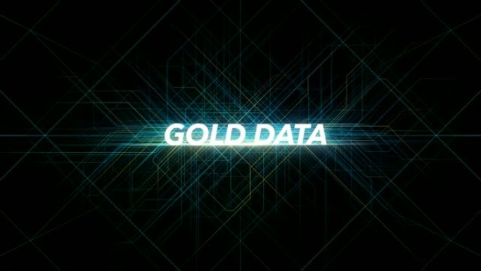 数字线路技术字-黄金数据