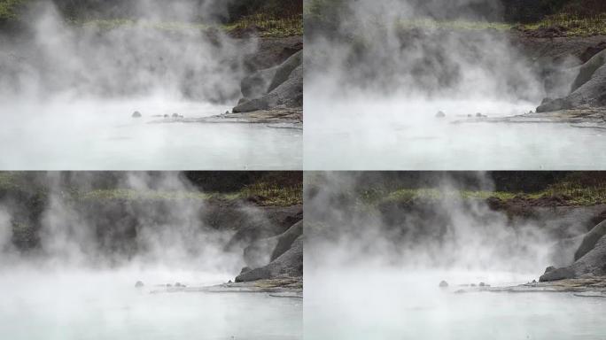 日本北海道著名登别温泉