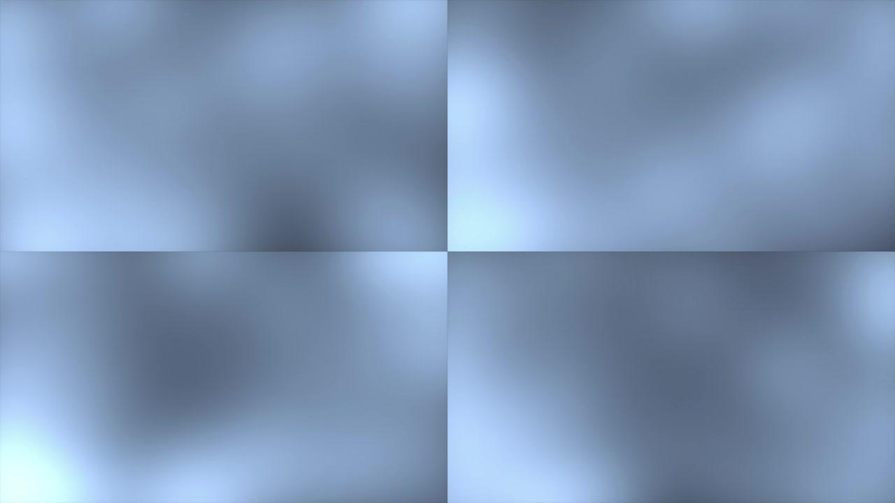 柔和闪烁的背景。抽象背景灰蓝色循环视频