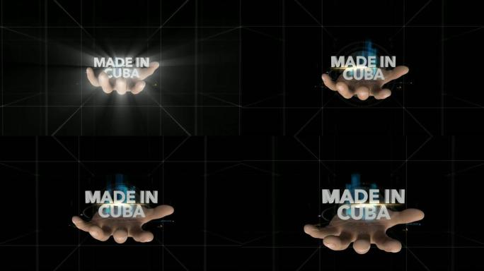 Hand揭示全息图-古巴制造