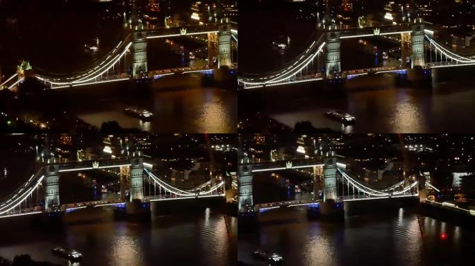 多莉在夏天拍摄了英国伦敦的塔桥