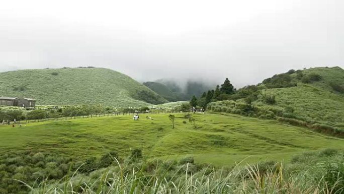 风景山阳明山，台湾。